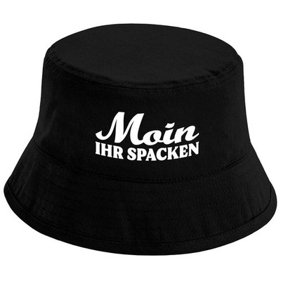 Bucket Hat Fischerhut | Moin ihr Spacken | Lustiger Hut mit Spruch Unisex
