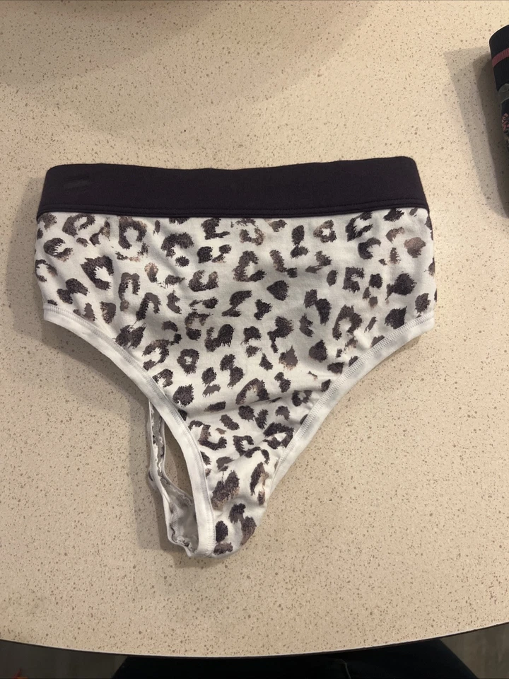 Nuevo Lote De 4 Tanga Bragas Algodón Floral Cebra Amarillo Animal Cacique Foto 4 de 4