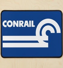 Conrail Railroad 9.5 x 8 Mouse Pad With Anti-Slip Rubber Backing Made In USA