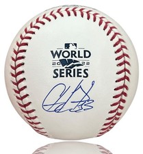 Christian Javier Signed Official 2022 World Series Major League Baseball BAS