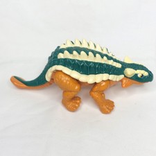 Ankylosaurus 2011 Fisher Price 7" Dinosaur Mattel Imaginext Green Figure W3620