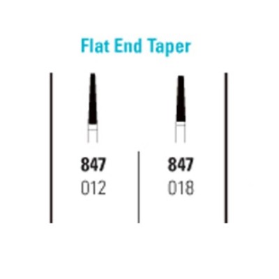FG Diamond Bur Flat End Taper Medium Super Coarse Multiple Options