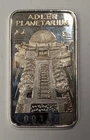 Adler Planetarium Vintage Art Bar 1 oz .999 Silver - A747