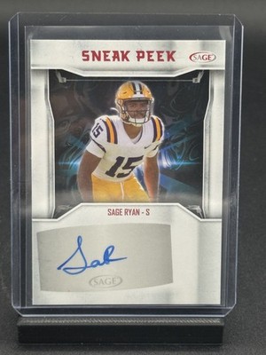 2024 SAGE HIT #SPA-JJ Sage Ryan Sneak Peek Autograph