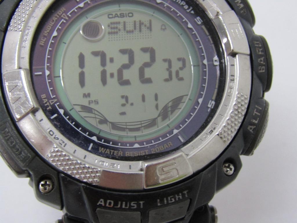 CASIO PRO TREK PRW-1500J Triple Sensor Wristwatch 250625 for