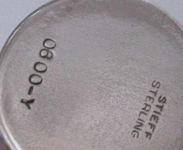 Tazas de julepe vaso de plata esterlina Stieff hallazgo raro Foto 2 de 3
