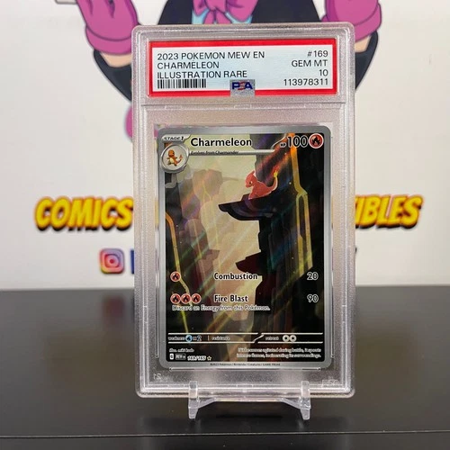 Charmeleon illustration rare PSA 10 Pokemon Scarlet & Violet 151 169/165