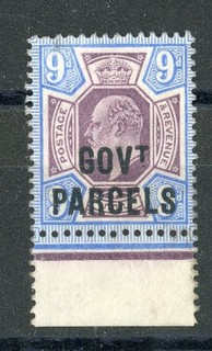 Great Britain Government Parcels 1902 KEVII 9d unused no gum SG O77 cat £500