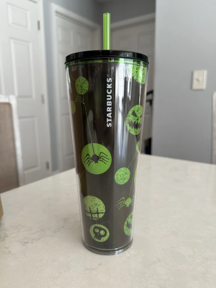 Taza Vaso Disney Starbucks Pesadilla Antes De Navidad Verde 24oz AUTÉNTICA Foto 4 de 4