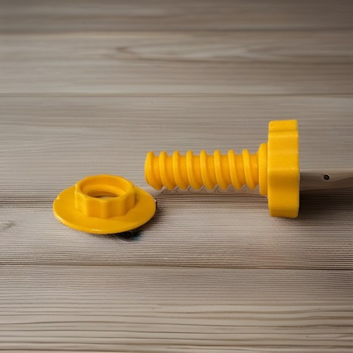Crayola Projector Easel Plastic Art Station Bolt & Nut Replacement Screw Yellow
