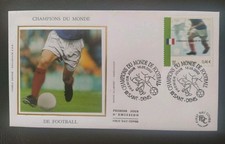 Enveloppe Premier 1er jour Timbre Football N° 3484 Oblitéré St Denis 2002