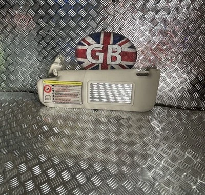 Genuine Fiat 500 Ivory Passenger Side Sun Visor (2008 onwards) - Image 1 of 3