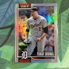  Tarik Skubal 2026 Topps Series 1 #300 Rainbow Foil