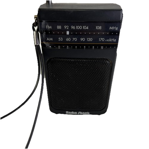 Radio Shack Realistic Pocket AM/FM Transistor Radio Tested/Working | eBay