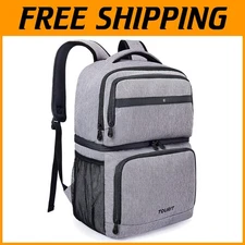 Adjustable Strap Backpack Cooler - Waterproof Insulated Bag for Hiking and Beach