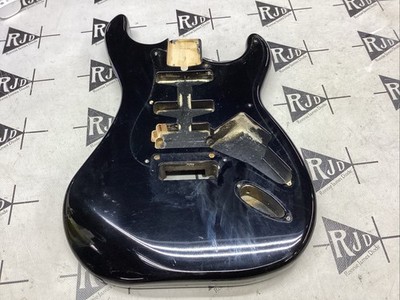 Vintage 80's Kramer Japan Focus 3000 Electric Guitar Body Black | eBay