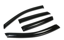 4 Pcs Vent Window Visor Deflector Rain/Sun Guard, Dark Smoke, Compatible with