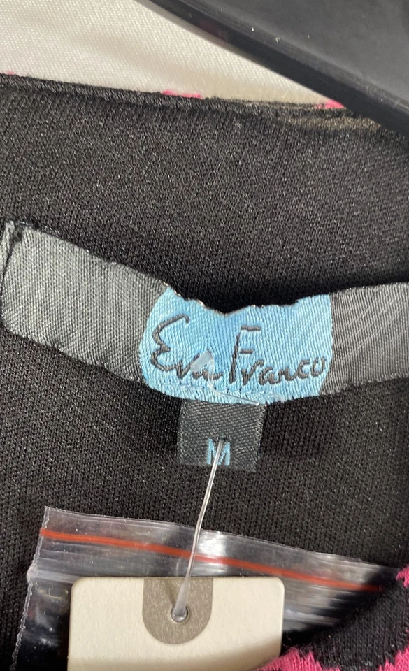 Camiseta sin mangas ajustada a lunares rosa Eva Franco para mujer talla mediana nueva con etiquetas Foto 3 de 4