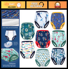 Cotton Potty Training Pants for Toddlers  Absorbent, Washable, Easy Pull-On Fit