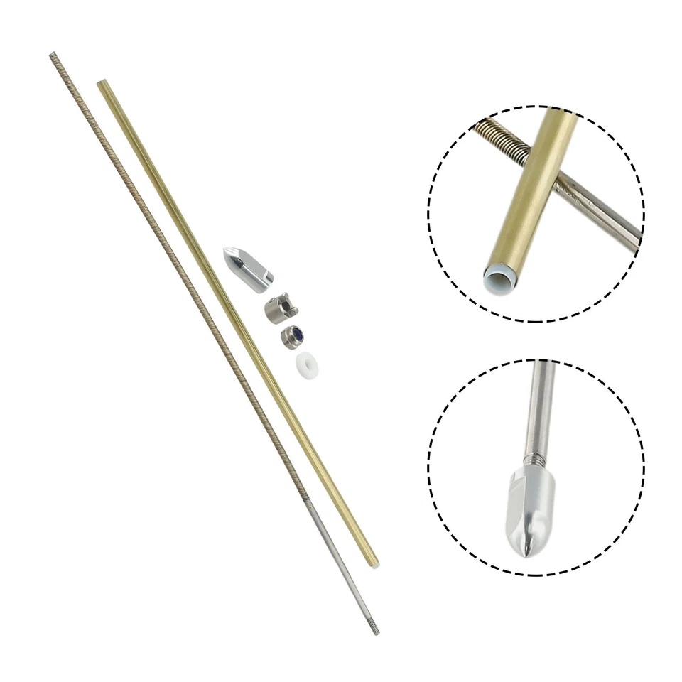 Komplettes RC Boot Bausatz 4mm CW Flexible Welle 350mm Länge und Antrieb Dog Se - Bild 2 von 4