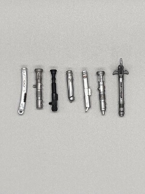 Custom Parts Star Wars 6in Black Series 1:12 Lightsaber Hilt Fodder Lot jedi