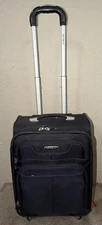 Samsonite 22” Carry On Blue Zip Spinner Wheels Handle Travel Luggage Suitcase