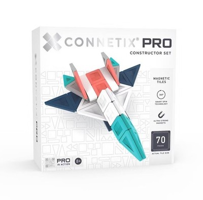 Connetix PRO Constructor Set 70 Pieces Magnetic Tiles New Sealed