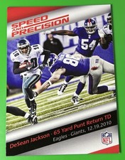 2013 Panini Bridgestone Performance Moment DeSean Jackson Philadelphia Eagles 