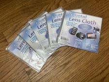 Crystal Lens Cloth. High Quality Washable Reusable Lens Cloth 5 pcs.