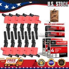 10x Motorcraft Spark Plugs Sp479 Ignition Coils Dg508 For Ford F550 F450 V10 10x Motorcraft Spark Plugs Sp479 Ignition Coils Dg508 For Ford F550 F450 V10