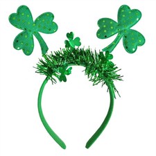 HIFANMM Green Shamrock Headbands St. Patrick's Day 1 Count Pack of 1 ,
