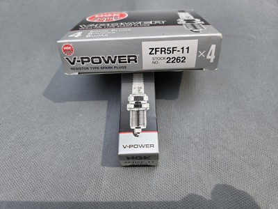 SET OF 5 NGK Genuine OEM Replacement Spark Plugs,  ZFR5F-11-4PK.