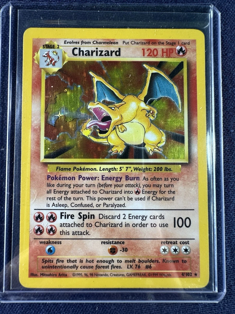 Pokémon Charizard Base Set Cards for sale - eBay