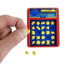 World’s Smallest Perfection Mini Game Fast Shape Puzzle Toy Travel Family Gift