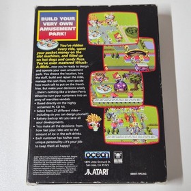 Theme Park - Original Official Atari Jaguar Console Game Protective Case