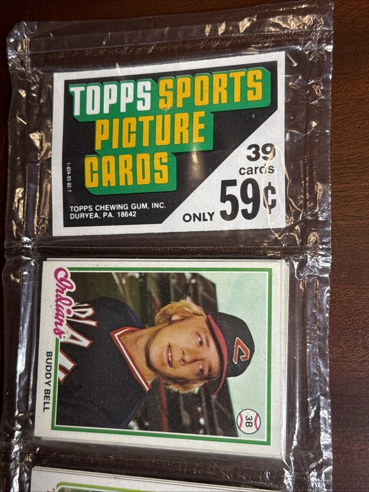 1978 Topps Baseball Rack Pack Possible Murray & Molitor Rc BROOKS ROBINSON TOP - Image 2 of 4