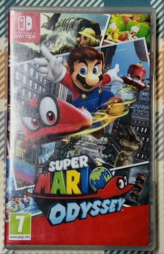 Super Mario Odyssey (Nintendo Switch, 2017) Tested/Works Complete With Case L091