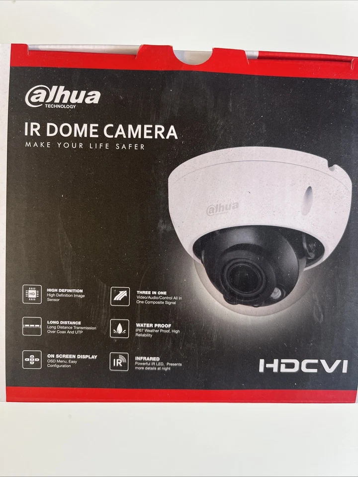 Dahua DH-HAC- HDBW2501RP-Z 4 In 1 Vari Focal Dome 5mpx 2.9 To 13.5mm With Base - Image 2 of 4