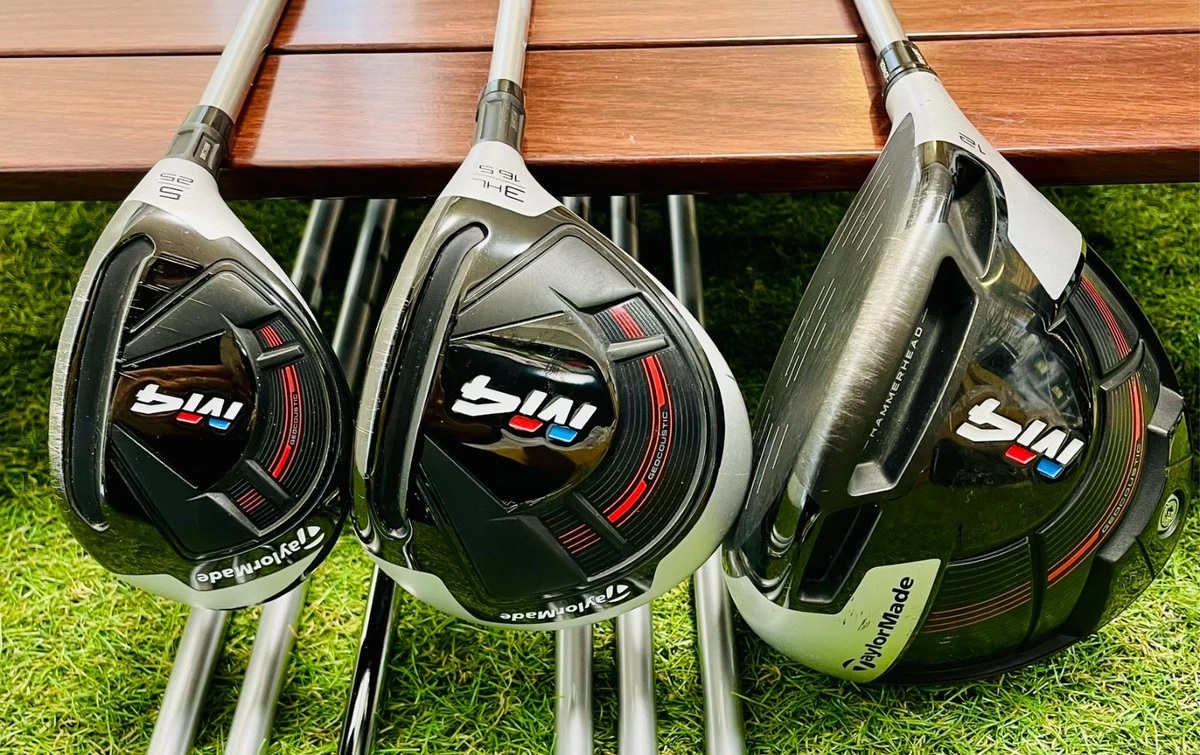 Ladies TaylorMade M4 1w 3w 5hy Iron 789PwSw 9Pcs L Flex RH Women Golf Japan