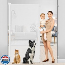 72 Inch Extra Tall Retractable Baby Gates for Doorways 55 Inch Wide Extra Tal