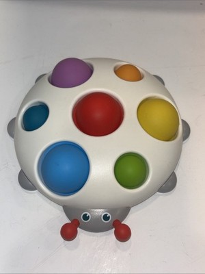 Baby Sensory Fidget Toy, Early Educational Silicone Baby Simple Dimple Turtle