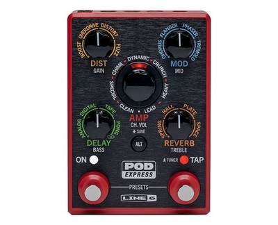 Line 6 POD Express Guitar Portable Multi-FX Pedal