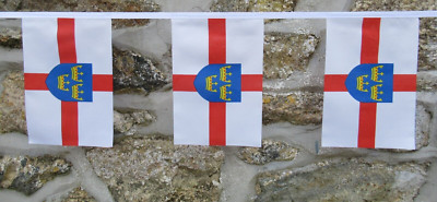 East Anglia Flagge Wimpelkette - 6m mit 20 Fahnen
