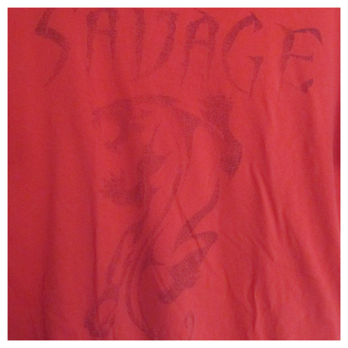 MENS SAVAGE TIGER T-SHIRT - GYM T-SHIRT WORKOUT SHIRT MMA TEE RED XL - Picture 2 of 2