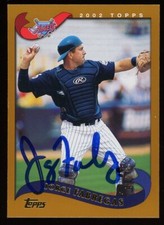 2002 Topps JORGE FABREGAS Signed Card autograph auto ANGELS BREWERS