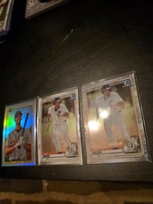 Riley Greene Bowman 2020 Chrome, Refractor # 360/499, 1990 3 Card Lot Deal