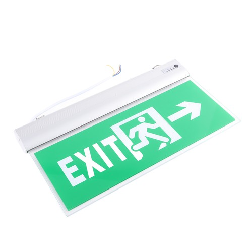 110-220V Acrylic Led Emergency Exit Sign Lamp Evacuation Indicator Light ESY - Picture 3 of 12