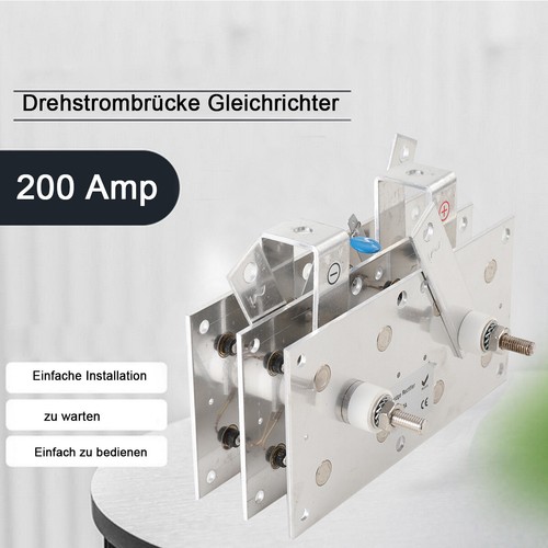 Three Phase Bridge DB Rectifier 200 A for MIG MAG Welder 01709 NEW - Picture 3 of 13