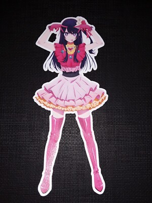 Ai Hoshino Oshi No Ko Glossy Sticker Anime Appliances Walls Windows!