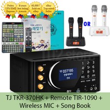 TJ Taijin Media TKR-370HK Karaoke Machine TMW-100W Wireless Remote Korean Book